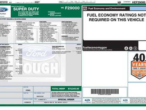 Used 2017 Ford F350 Platinum w/ Platinum Ultimate Package AWD/4WD image 4