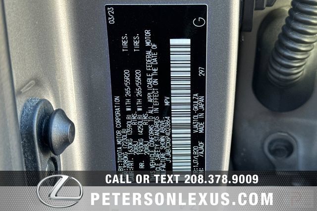 Used 2023 Lexus LX 600 4WD w/ Interior Upgrade Package image 37