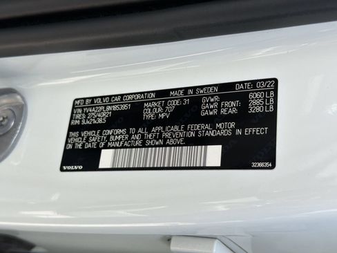 Used 2022 Volvo XC90 T6 Inscription w/ Climate Package AWD/4WD image 21