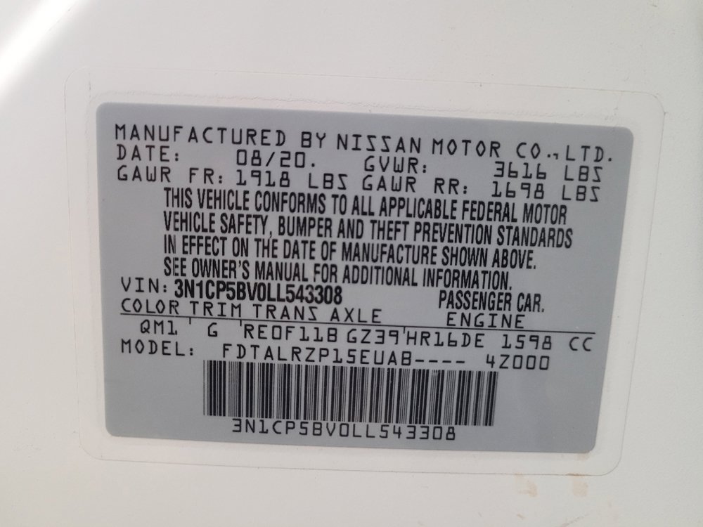 Used 2020 Nissan Kicks S FWD image 33