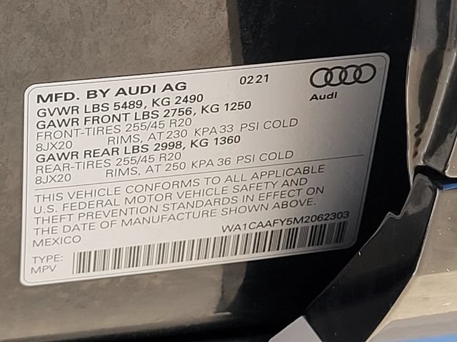 Used 2021 Audi Q5 Prestige AWD/4WD image 16