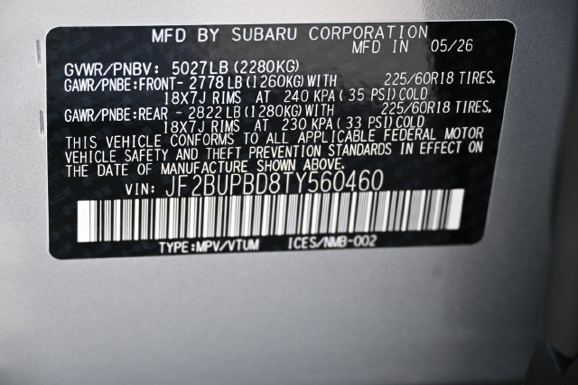 New 2026 Subaru Outback Premium AWD/4WD image 20