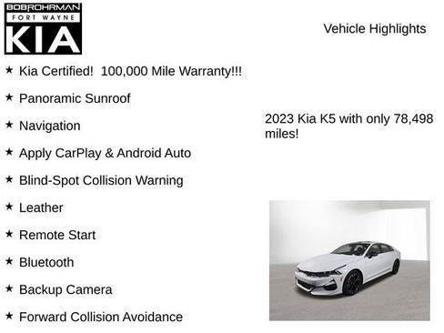Certified 2023 Kia K5 GT-Line image 8