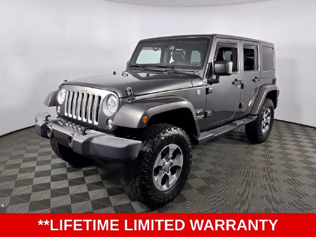 Used 2017 Jeep Wrangler Unlimited Sahara w/ Max Tow Package AWD/4WD image 3