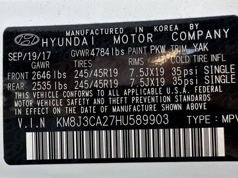 Used 2017 Hyundai Tucson Sport w/ Cargo Package AWD/4WD image 15