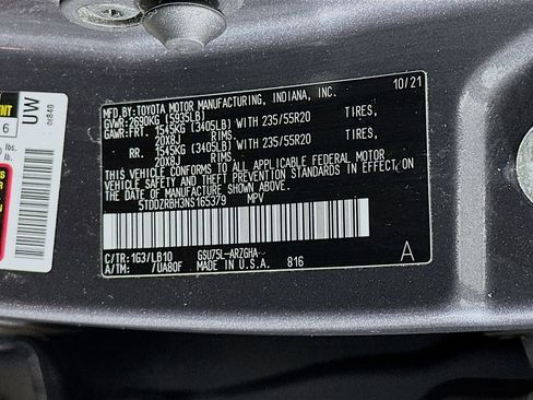 Used 2022 Toyota Highlander Limited AWD/4WD image 36