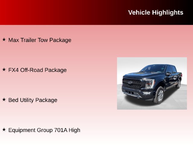 Used 2022 Ford F150 Platinum w/ Equipment Group 701A High AWD/4WD image 4