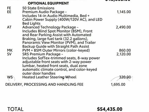 Used 2022 Toyota Tundra SR5 w/ Advanced Technology Package AWD/4WD image 18