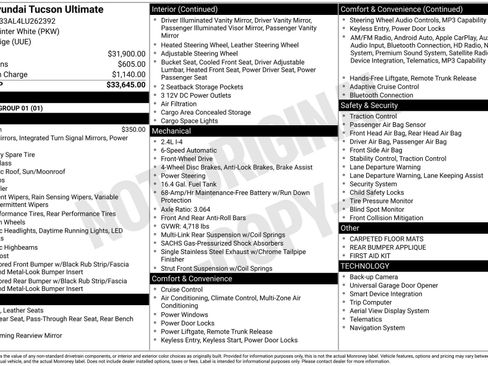 Used 2020 Hyundai Tucson Ultimate image 32