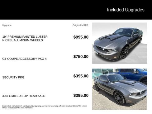 Used 2011 Ford Mustang GT Premium w/ GT Coupe Accessory Pkg 4 RWD image 5