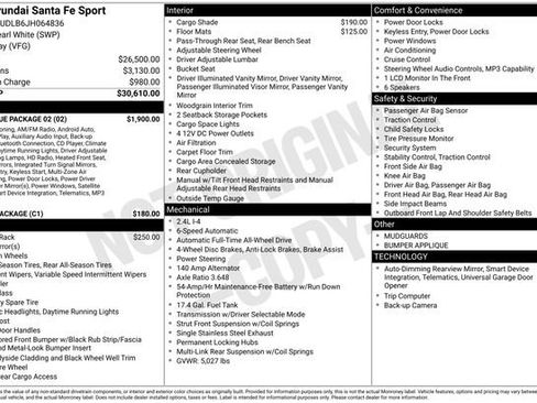 Used 2018 Hyundai Santa Fe Sport w/ 2.4L Value Package 02 image 10