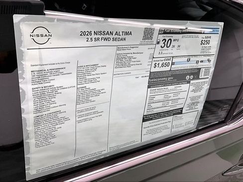 New 2026 Nissan Altima 2.5 SR FWD image 39