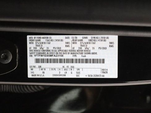 Used 2021 Ford F150 XLT w/ Equipment Group 302A High AWD/4WD image 34