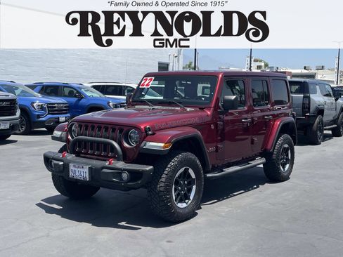 Used 2022 Jeep Wrangler Unlimited Rubicon w/ Steel Bumper Group AWD/4WD image 1