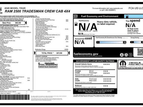 Used 2020 RAM 2500 Tradesman w/ Towing Technology Group AWD/4WD image 25
