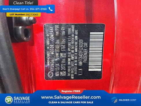 Used 2015 Hyundai Veloster w/ Option Group 02 image 16