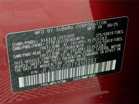 New 2026 Subaru Outback Touring XT image 24