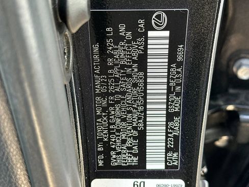Used 2023 Lexus ES 350 F Sport w/ Accessory Package (Z2) FWD image 40