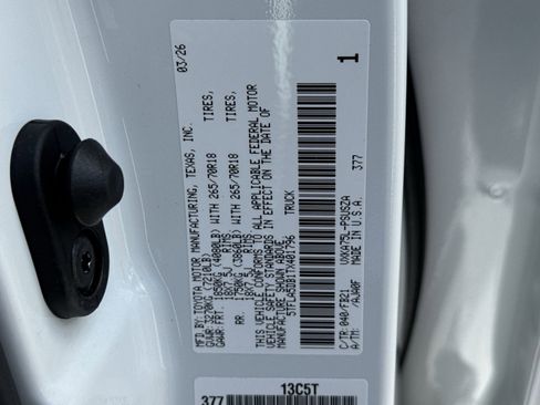 New 2026 Toyota Tundra SR5 AWD/4WD image 36
