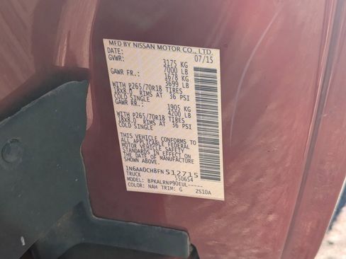 Used 2015 Nissan Titan S image 27