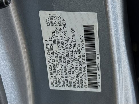 New 2026 Honda Odyssey EX-L image 40