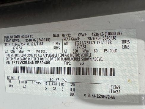 Used 2022 Ford F250 XL w/ Power Equipment Group AWD/4WD image 16