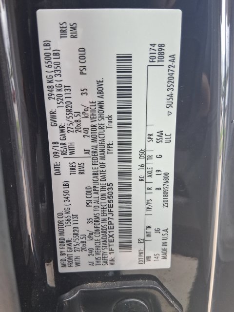 Used 2018 Ford F150 XL w/ Equipment Group 101A Mid AWD/4WD image 37