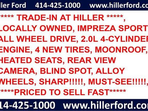 Used 2017 Subaru Impreza 2.0i Sport AWD/4WD image 2