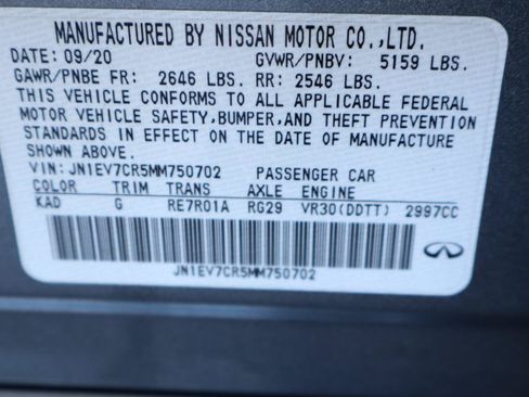 Used 2021 INFINITI Q50 Sensory w/ Cargo Package AWD/4WD image 49