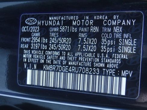 Used 2024 Hyundai Palisade Calligraphy image 52