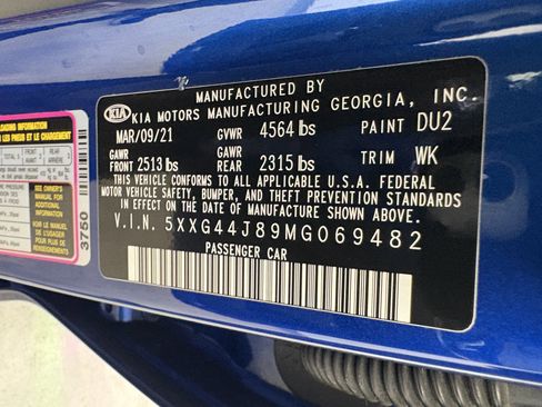 Used 2021 Kia K5 GT w/ GT1 Package image 37