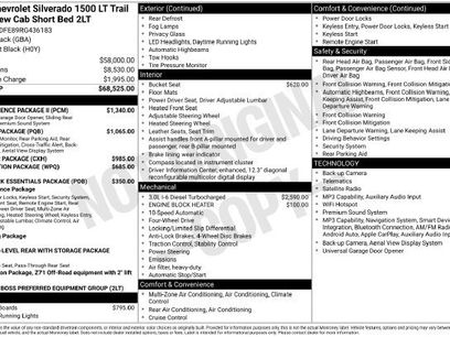Used 2024 Chevrolet Silverado 1500 LT Trail Boss w/ Convenience Package II