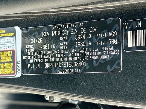 New 2026 Kia K4 FWD image 29