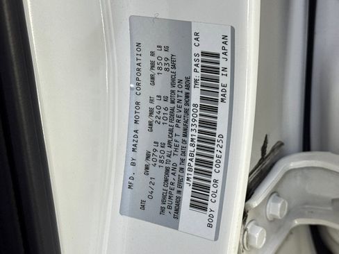 Used 2021 MAZDA MAZDA3 s FWD image 21