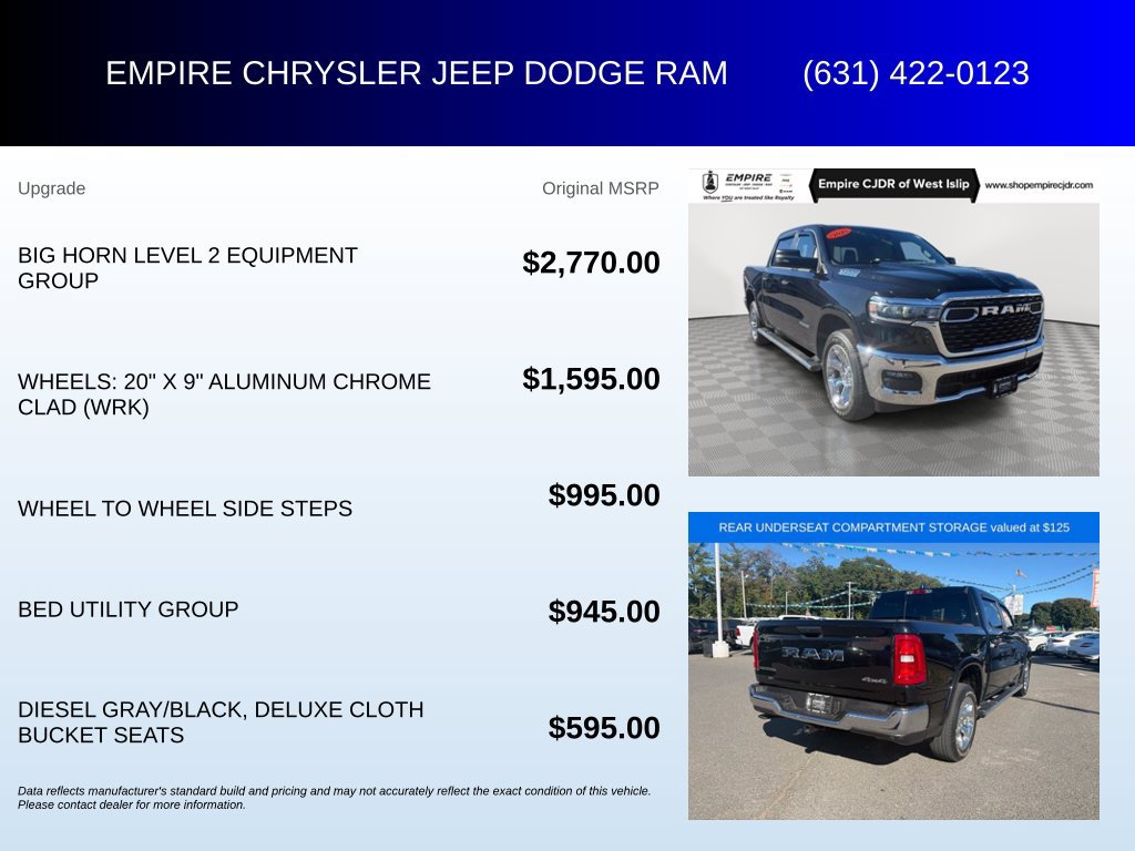 Used 2025 RAM 1500 Big Horn AWD/4WD image 6