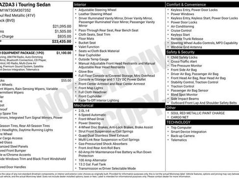 Used 2016 MAZDA MAZDA3 i Touring w/ Popular Equipment Package image 35