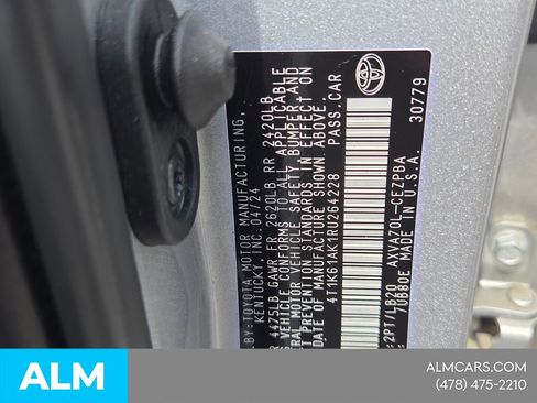 Used 2024 Toyota Camry XSE w/ Navigation Package FWD image 9