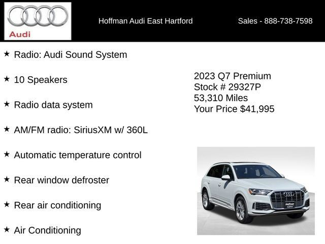Used 2023 Audi Q7 2.0T Premium w/ Convenience Package AWD/4WD image 12