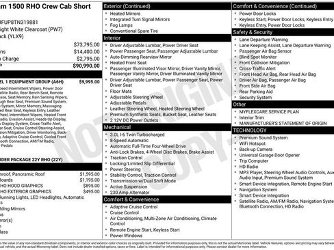 New 2026 RAM 1500 RHO w/ RHO Level 1 Equipment Group AWD/4WD image 2