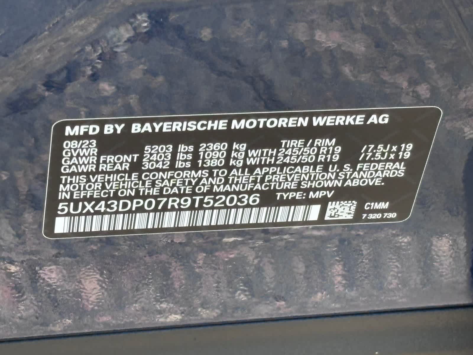 Used 2024 BMW X3 sDrive30i w/ Convenience Package RWD image 33
