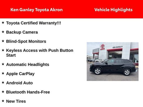 Certified 2025 Toyota Highlander LE FWD image 4