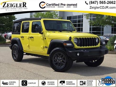 Certified 2024 Jeep Wrangler Unlimited Sport AWD/4WD image 1