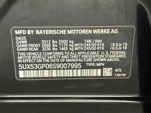 Used 2025 BMW X3 xDrive30i w/ Convenience Package image 22