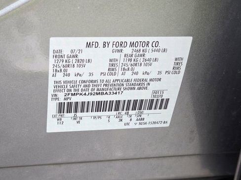 Used 2021 Ford Edge SEL w/ Convenience Package AWD/4WD image 35