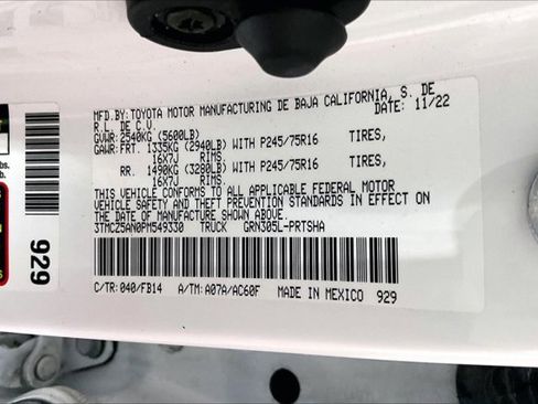 Certified 2023 Toyota Tacoma SR image 44