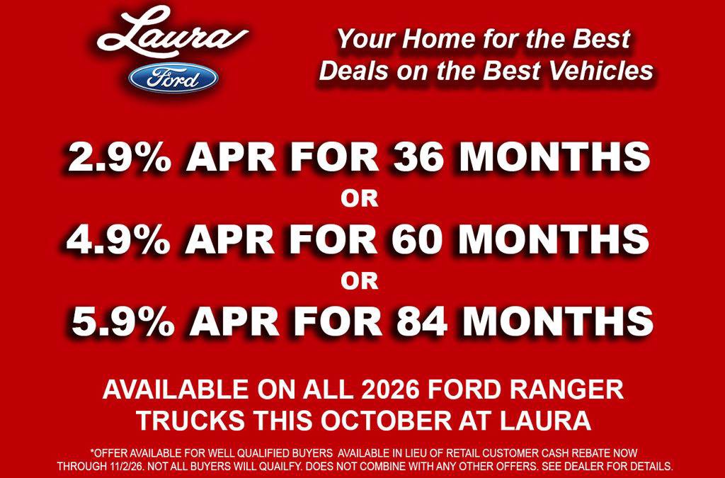 New 2026 Ford Ranger XLT w/ Equipment Group 301A High AWD/4WD image 5