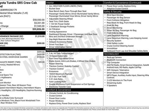 Used 2024 Toyota Tundra SR5 w/ SR5 Convenience Package AWD/4WD image 2