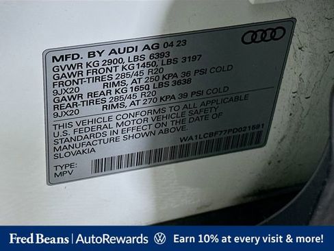 Used 2023 Audi Q7 2.0T Premium Plus w/ Premium Plus Package AWD/4WD image 34