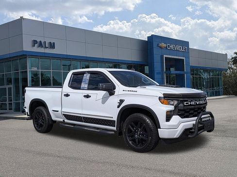 Used 2025 Chevrolet Silverado 1500 Custom w/ Turbomax Blackout Package RWD image 1
