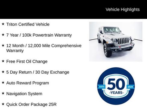 Used 2022 Jeep Wrangler Unlimited Rubicon w/ Steel Bumper Group image 7